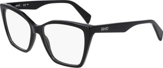 Liu Jo Glasses, female, Black, Size: 53 MM Optical Frame