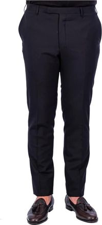 Corneliani Kostuum Broek - Heren - Nette broeken - Blauw - 2XL - Polyester - Broeken