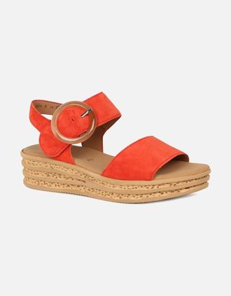 Gabor Womens Andre Womens Sandals - Red - Size: 5.5