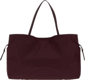 Tory Burch Maroon Ella Large Tote