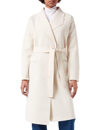 Vila Womens Juice Wrap Coat Birch XS