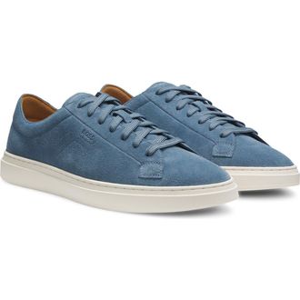 BOSS Kieran Suede Low Top Sneaker in Blue Suede at Nordstrom, Size 12Us