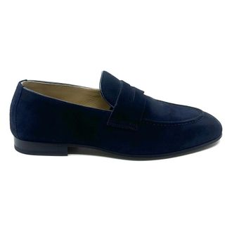 Triver Flight Schoenen, Heren, Blauw, 43 1/2 EU, Leer, Velvet Moccasin