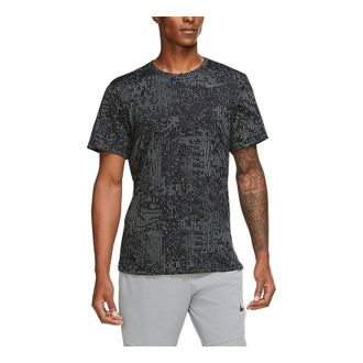 Nike Superset Running Training Athleisure Casual Sports Short Sleeve Black CJ4635-010