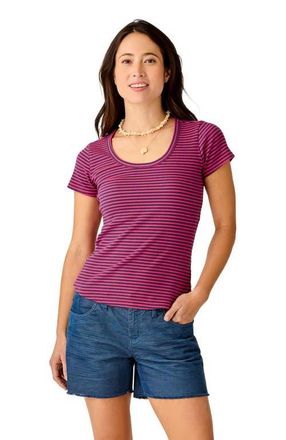Carve Designs Ever Tee in July Stripe at Nordstrom, Size Xx-Small