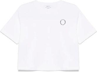 Alexander McQueen T-shirt con logo - Bianco