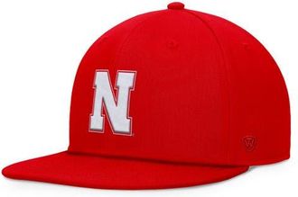 Top of the World Mens Top of the World Scarlet Nebraska Huskers Fundamental Snapback Hat at Nordstrom
