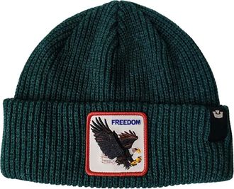 Goorin Brothers Freedom Eagle Beanie - Dames - Hoeden - Groen - ONE Size - Accessoires