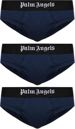 Palm Angels Uomo, Mutande, Blu, L, new