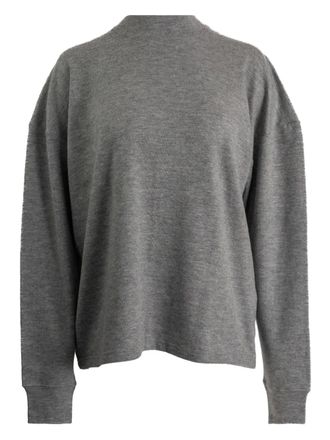The Row mock-neck sweater - women - Cotton - S - Grey