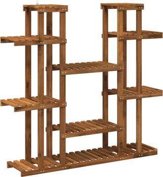 vidaXL Soporte De Plantas Natural 123 X 25 X 114,5 Cm Vidaxl