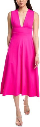 Susana Monaco Susana Monaco Low Neck Tank Flared Midi Dress