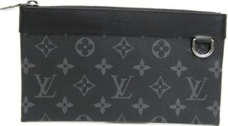 Louis Vuitton Tweedehands Canvas Louis Vuitton tassen - Heren - Vintage Tassen - Zwart - ONE Size - Vintage