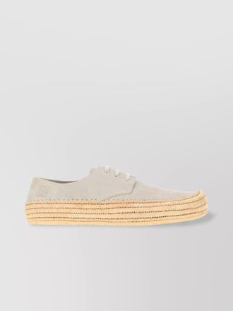 Loewe suede lace-up shoes