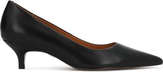Kazar Klassieke Pumps met Eendenstaart Hakken - Dames - Pumps - Zwart - 38 EU - Leer - Schoenen
