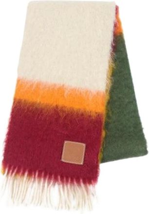 Loewe Pre-owned Wool Scarf - Dames - Vintage Accessoires - Veelkleurig - ONE Size - Wol - Vintage