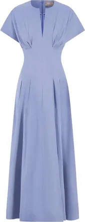 Lela Rose smocked dress - Blue