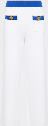 L'agence Madrid Wide-Leg Knit Pants