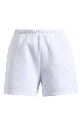 SKIMS Cotton Blend Fleece Classic Shorts in Light Heather Grey at Nordstrom, Size Xx-Small
