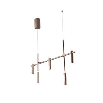 Netlighting Candle LED Bar Pendant 5 Light Bronze