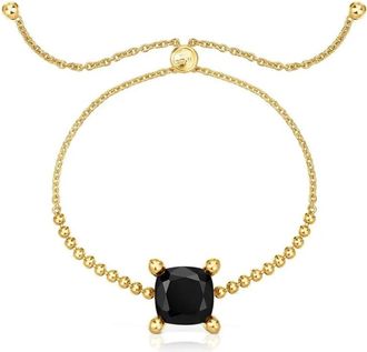 Tous Tous, Accessoires, Dames, Geel, ONE Size, 18K Goud Vermeil Detail Ketting Armband met Onyx