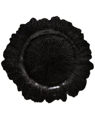 Ten Strawberry Street Sponge Set Of 6 13.75In Charger Plates