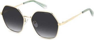 Polaroid PLD 4205/G/S/X Asian Fit Polarized J5G/WJ Womens Sunglasses Gold Size 56