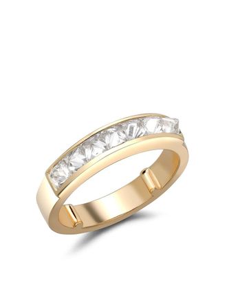Pragnell 18kt yellow gold RockChic domed diamond ring