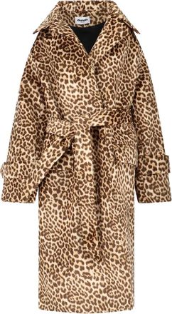 Duran Lantink Cappotto leopardato - Marrone