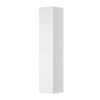 Bernacchini Badkamerkast - 35x35x170cm - 2 deuren - Links en rechtsdraaiend - greeploos - MDF lak - wit mat