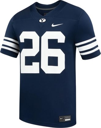 Nike BYU Nike Mens College Untouchable Game Jersey in Blue | P31811J372BGYU-NVY
