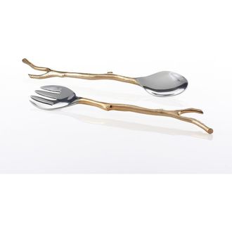 Lunares Manzanita Serving Set in Gold at Nordstrom
