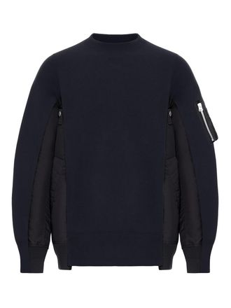 sacai Cotton Blend Sweatshirt