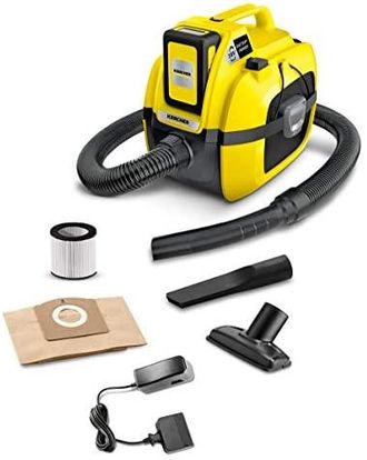 Karcher K&auml;rcher 18 V Aspirador Multiusos Wd 1 Compact Battery Set, En Seco Y H&uacute;medo, Filtro De Cartucho, Manguera:1,20 M, Dep&oacute;sito: 7 L, Potencia: 230 W, Incl