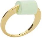 Aliita Deco Cilindro Ring - Dames - Ringen - Geel - 50 MM - Accessoires