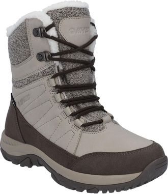 Hi-Tec Winterstiefel HI-TEC RIVA MID WP, Damen, Gr. 37, island fossil, schwarz, ink, Synthetik, Schuhe Winterstiefel, Winterstiefel, Snowboots, Winterschuhe,