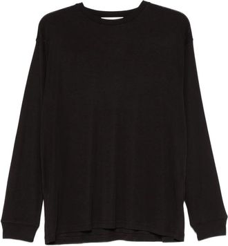 STUDIO NICHOLSON Simmons Long-sleeved Topstitch T-shirt