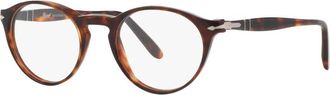 Persol Havana Brillenmontuur - unisex - Brillen - Bruin - 48 MM - Accessoires