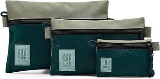 Topo Designs Accessory Bag Bundle Luggage Oil Green/Dark Pine, Nylon