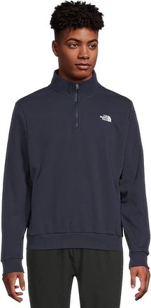 The North Face Evolution Simple Dome Regular 1/4 Zip Mens Sweatshirt Summit Navy : 2XL, Cotton/Polyester