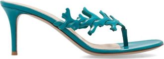 Gianvito Rossi Ocean Thong - Dames - Muiltjes - Groen - 36 EU - Leer - Schoenen