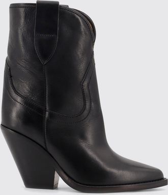 Isabel Marant Stivali texani Leyane in pelle scamosciata con tacco alto