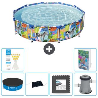 Bestway Piscina Bestway Steel Pro Redonda - Selva - 305x66 Cm - 7-piezas S21