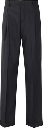 BRIGLIA 1949 pleated trousers - Black