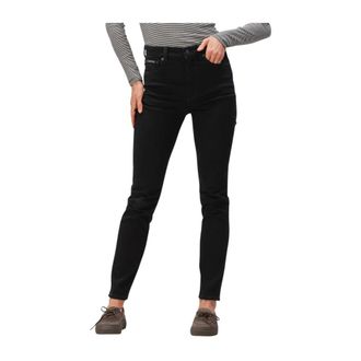 Calvin Klein Jeans, Dames, Zwart, W26 L32, Katoen, Dames Jeans High Rise Skinny D740g