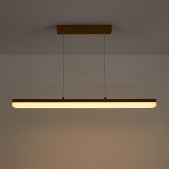 La Redoute Interieurs LED-hanglamp in eik en acryl, Segundo