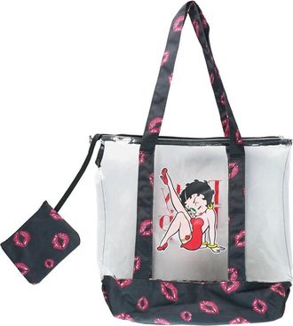 Betty Boop Womens Clear Shopping Bag In Multi