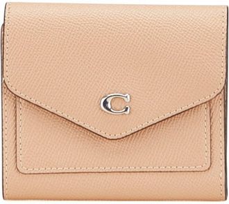 Coach Beige Leather Wallet (Tri-Fold) (Pre-Owned)