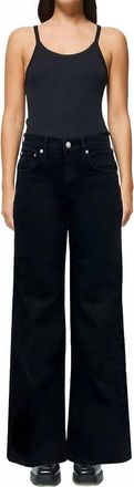 &Eacute;tica Romi French Wide Leg Pants In Onyx