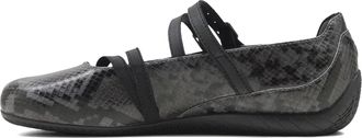 Puma Womens Ballet Flats Speedcat Snake Print Grey Trainers Sneaker
